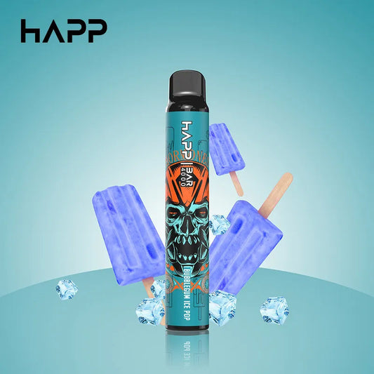Happ 4000 Puffs 8ml E Cigarette Disposable Vape Bar