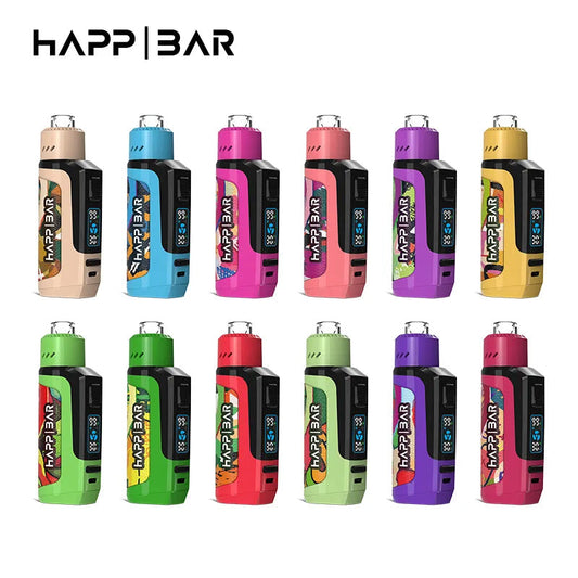 Happ Bar Ss 16000 Puffs Dtl Vape Led Screen Display Rechargeable E Cigarette Disposable Vape