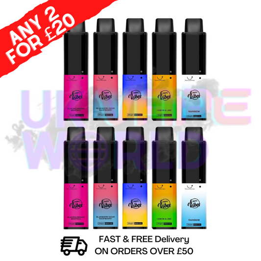 Happy Vibes 2400Puff Bar TWIST Disposable Vape Pen Kit