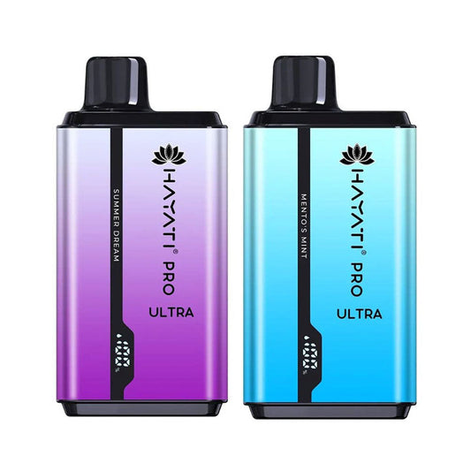 Hayati Pro Ultra 15000 | Dual-Tank Disposable Vape | 15K Puffs | 24ml E-Liquid