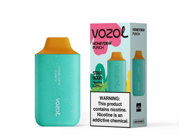 Vozol Star 6,000 puffs-850mAh Battery, 40ml E-liquid, Multiple Nicotine 12 Flavors