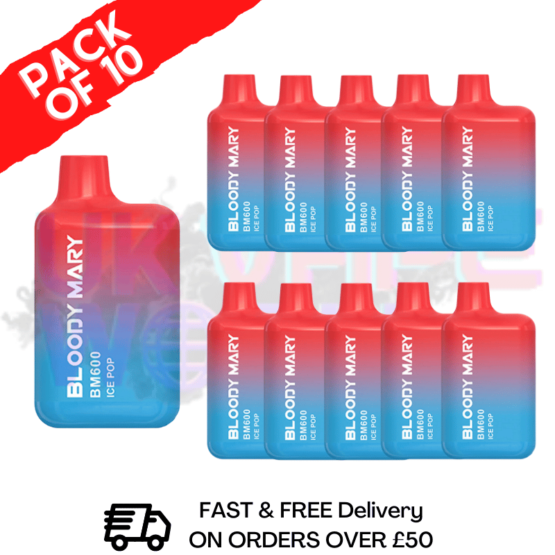 ICE POP - Bloody Mary 600Puff Box of 10