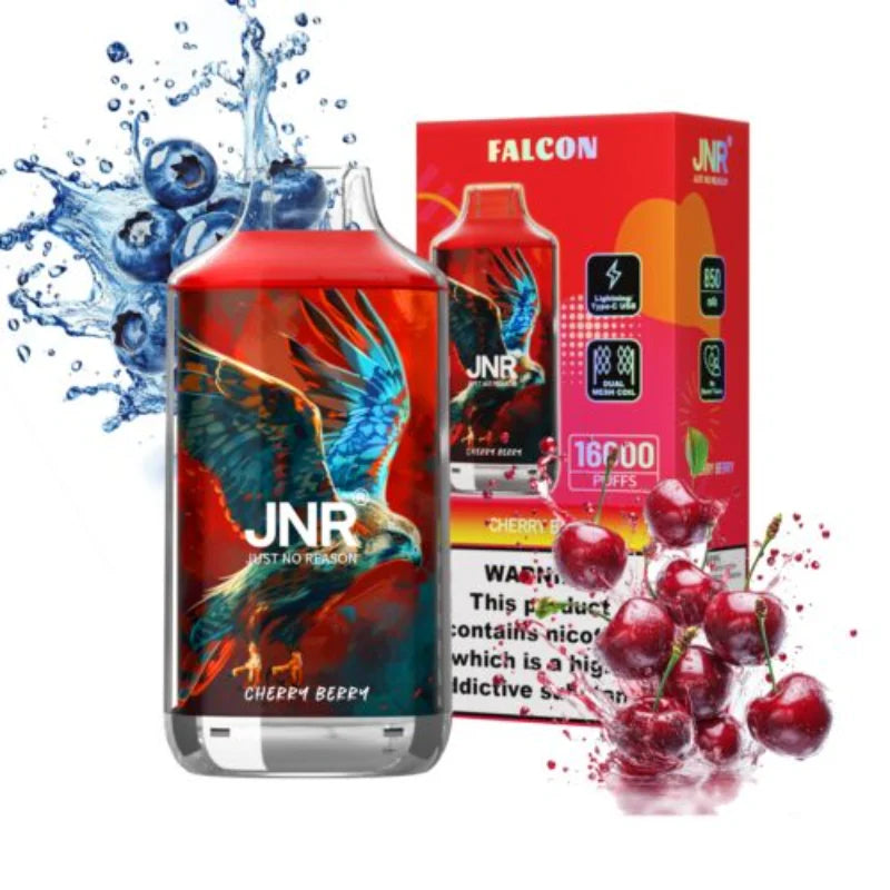 JNR Falcon 16000 Puffs Disposable Vape-22ml E-liquid, Multiple Nicotine 12 Flavors