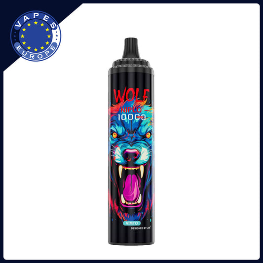 JNR Wolf Niplo 10000-650mAh Battery, 20ml E-liquid, Multiple Nicotine 18 Flavors