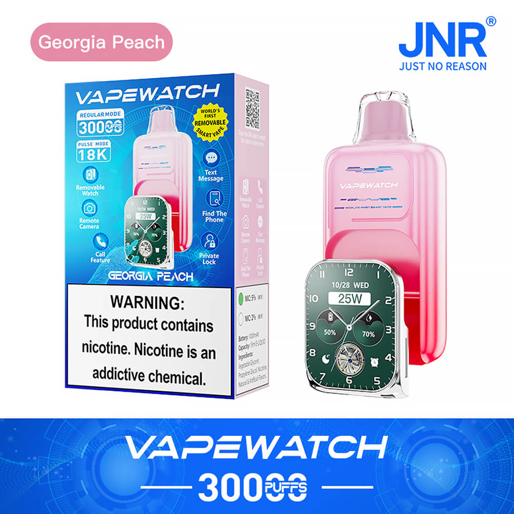 JNR Vape Watch 30000 Puffs Disposable Vape In Sales-850mAh Battery, 19ml E-liquid, Multiple Nicotine 10 Flavors