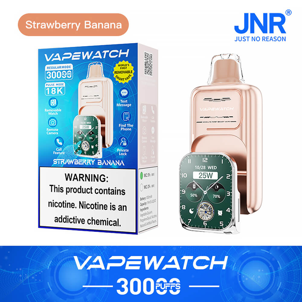 JNR Vape Watch 30000 Puffs Disposable Vape In Sales-850mAh Battery, 19ml E-liquid, Multiple Nicotine 10 Flavors