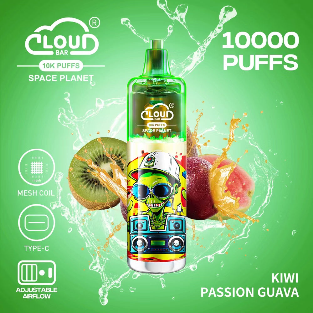 Cloud Multi Flavor 10000 Puffs 5% Rechargeable Cigarettes Vapor Electronic Vapes Pen 18ml for Cigarettes Lovers