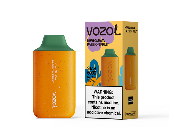 Vozol Star 6,000 puffs-850mAh Battery, 40ml E-liquid, Multiple Nicotine 12 Flavors