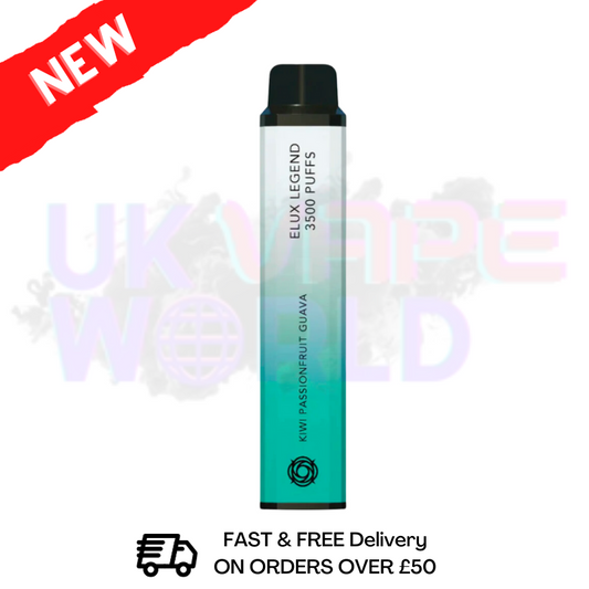 Elux Legend 3500 Puff Kiwi Passionfruit Guava Bar