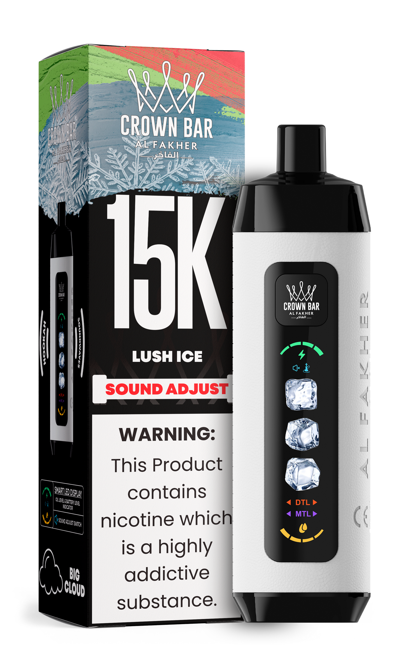 Al Fakher Crown Bar 15k Disposable Vape | Sound Wave