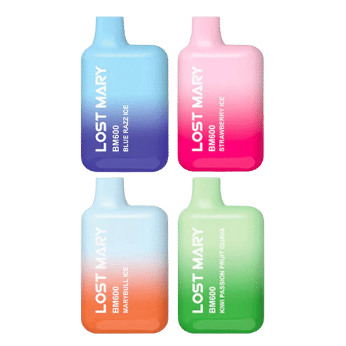 Blue Razz Ice - Lost Mary 600 Puff Bars Pack Of 10 BM600 Disposable