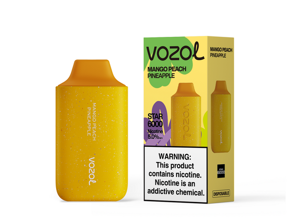 Vozol Star 6,000 puffs-850mAh Battery, 40ml E-liquid, Multiple Nicotine 12 Flavors