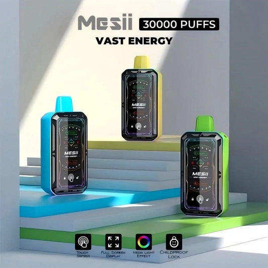 Mesii Vast Engergy 30000 Puffs 360ยฐLED Light Bulk Price Top Sale