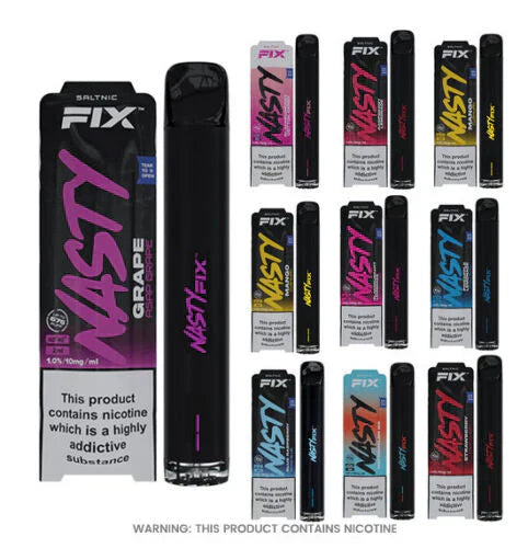 NASTY FIX Disposable Bar Vape AirFix Disposable Pod Device Kit 20mg nic 1.3ML