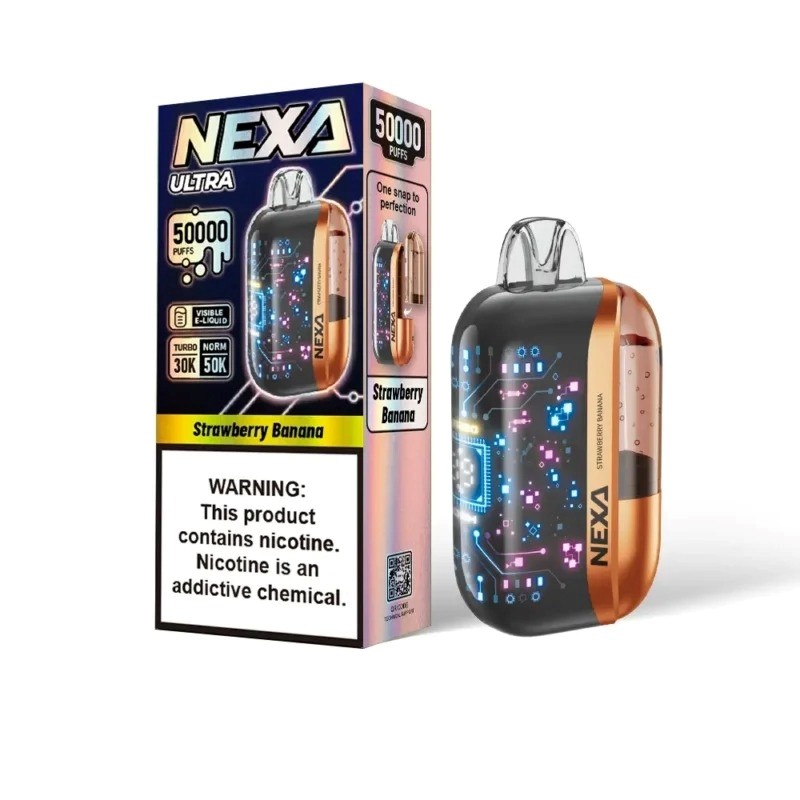 VOOPOO NEXA Ultra 50000 Vape - 20ml E-liquid, 5% Nicotine, 15 Flavors