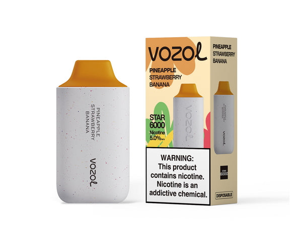 Vozol Star 6,000 puffs-850mAh Battery, 40ml E-liquid, Multiple Nicotine 12 Flavors