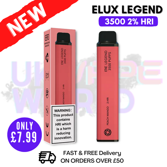 Elux Legend 3500 Puff Peach Mango 2 HRI