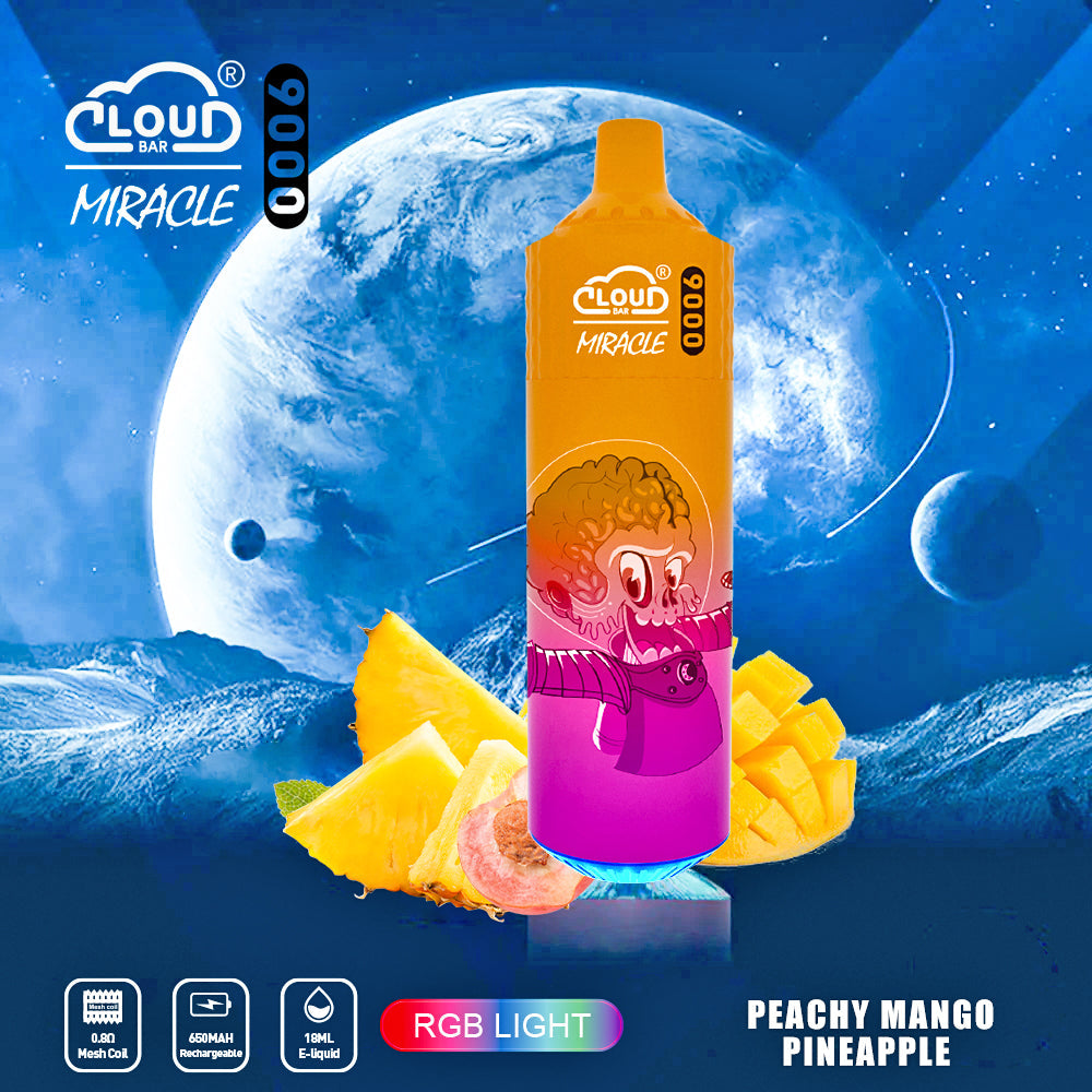 Cloud Multi Flavor 9000 Puffs 5% Rechargeable Cigarettes Vapor Electronic Vapes Pen 18ml for Cigarettes Lovers