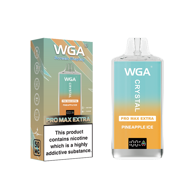 wga Disposable Vape Crystal Pineapple-Ice 15000 Puffs