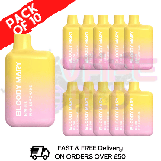 Pink Lemonade - Bloody Mary 600Puff Box of 10