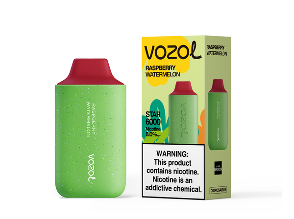 Vozol Star 6,000 puffs-850mAh Battery, 40ml E-liquid, Multiple Nicotine 12 Flavors