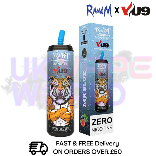 RandM Tornado 9000 Puff 9K Bar ZERO | 0MG |
