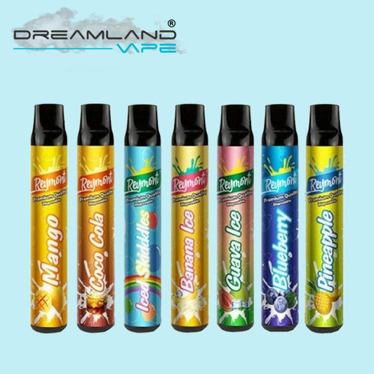 Reymont Disposable Pod Device 1688 Puff (Mouth To Lung) 2ml 20mg OFFER PRICE-850mAh Battery, Multiple Nicotine 20 Flavors