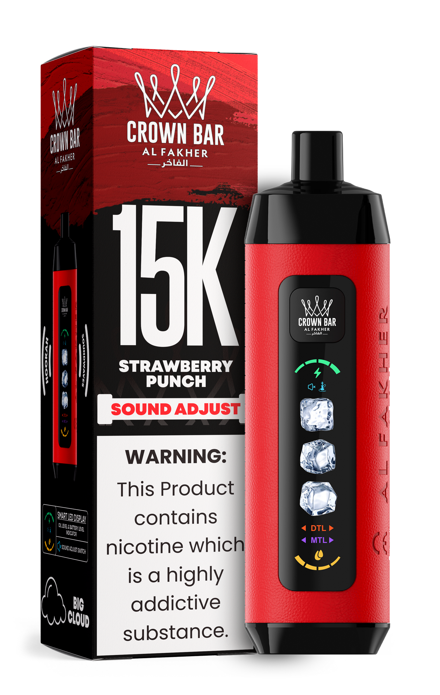Al Fakher Crown Bar 15k Disposable Vape | Sound Wave