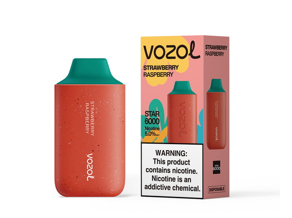 Vozol Star 6,000 puffs-850mAh Battery, 40ml E-liquid, Multiple Nicotine 12 Flavors