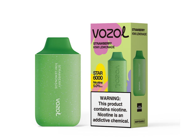 Vozol Star 6,000 puffs-850mAh Battery, 40ml E-liquid, Multiple Nicotine 12 Flavors