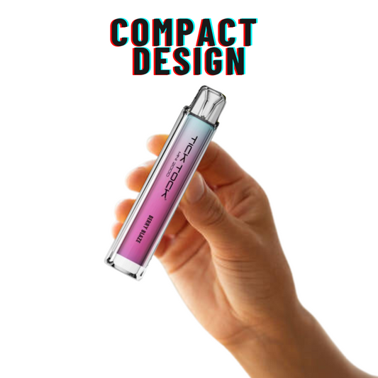 Berry Blaze Tick Tock Mini 2000 Puff Kit