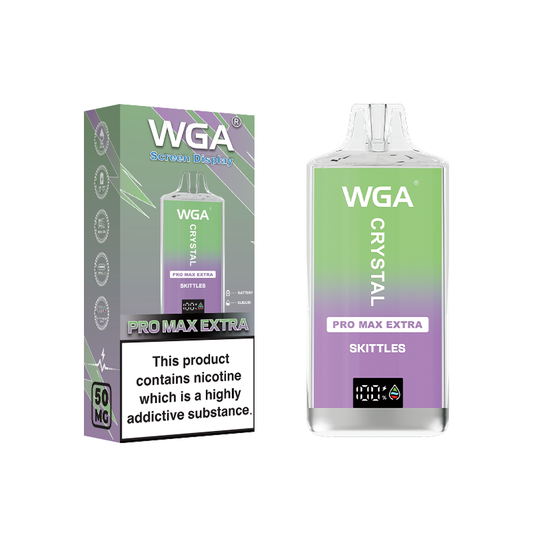 wga Disposable Vape Crystal Skittles 15000 Puffs