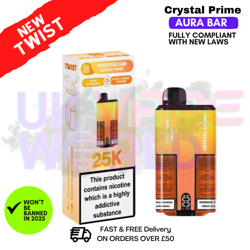 Sour Pineapple Crystal Prime 25K Puff Kit