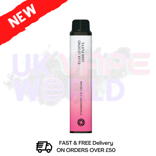 Elux Legend 3500 Puff Strawberry Ice Cream Bar