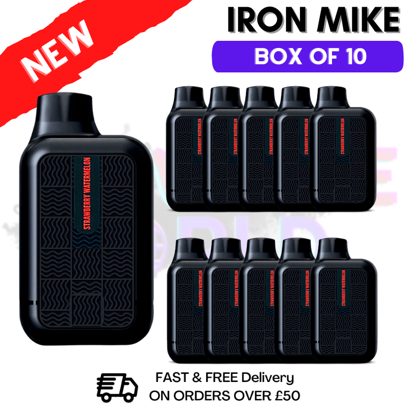 Strawberry Watermelon Tyson 600puff Pack / Box Of 10 Disposable