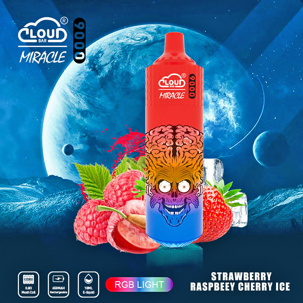 Cloud Multi Flavor 9000 Puffs 5% Rechargeable Cigarettes Vapor Electronic Vapes Pen 18ml for Cigarettes Lovers
