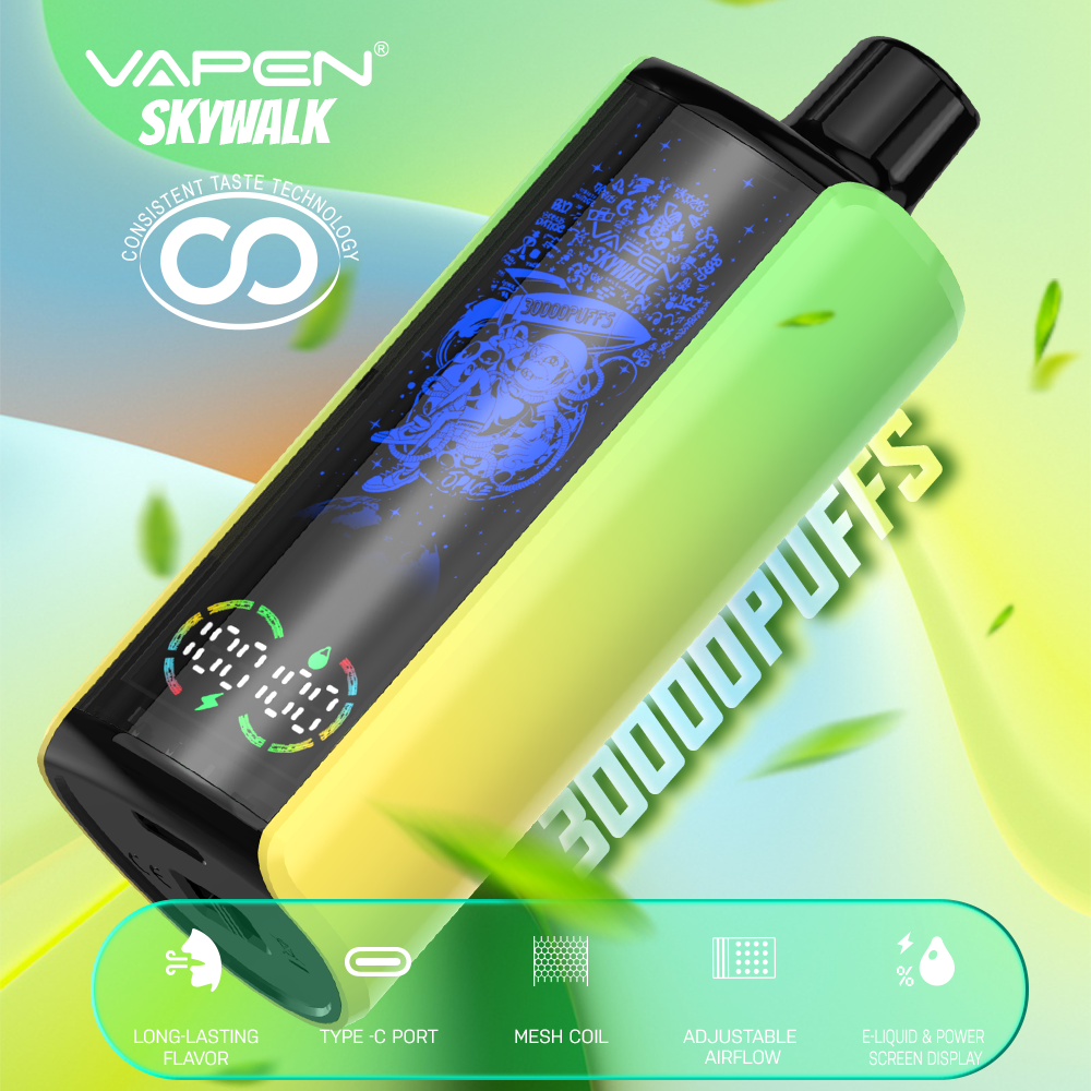 Wholesale Factory VAPEN SKYWALK 30000 Puffs Snowwolf Cheap Disposable E Vaper Pen Kit Pod  Rechargeable Wape Vaping Randm Electronic Empty I Vape Price