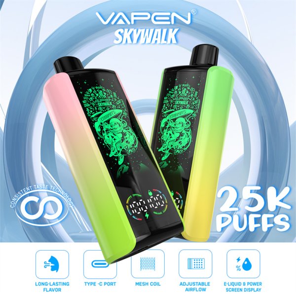 Wholesale Factory VAPEN SKYWALK 30000 Puffs Snowwolf Cheap Disposable E Vaper Pen Kit Pod  Rechargeable Wape Vaping Randm Electronic Empty I Vape Price