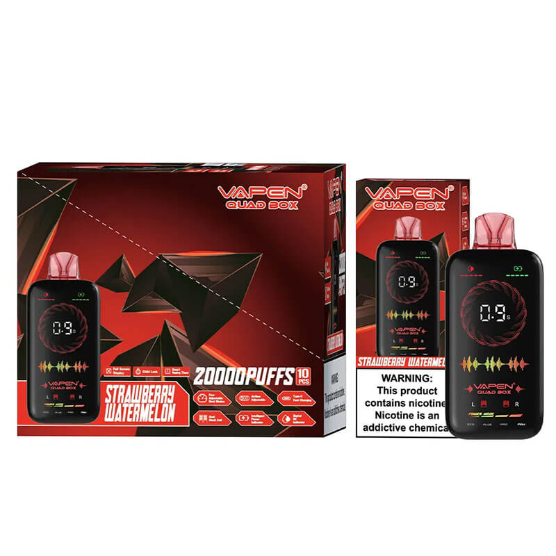 VAPEN QUAD BOX 20000 Puffs Vape - 28ml E-liquid, 2%-5% Nicotine, 12 Flavors