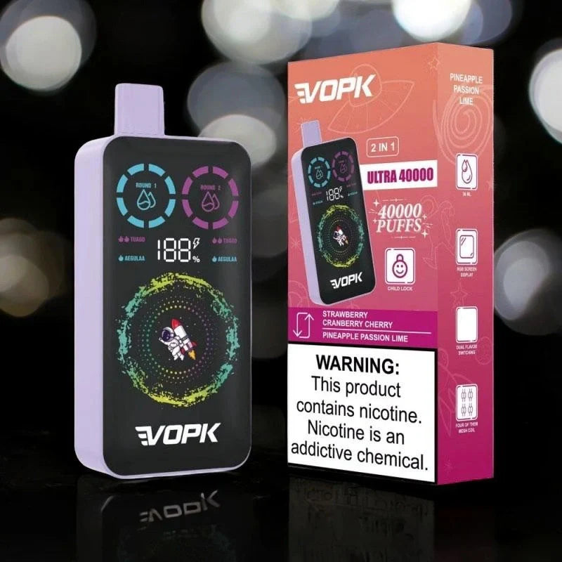 VOPK ULTRA 30000 puffs Wholesale Large Screen Factory Price Dual Flavors Vape