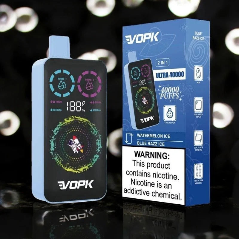 VOPK ULTRA 30000 puffs Wholesale Large Screen Factory Price Dual Flavors Vape