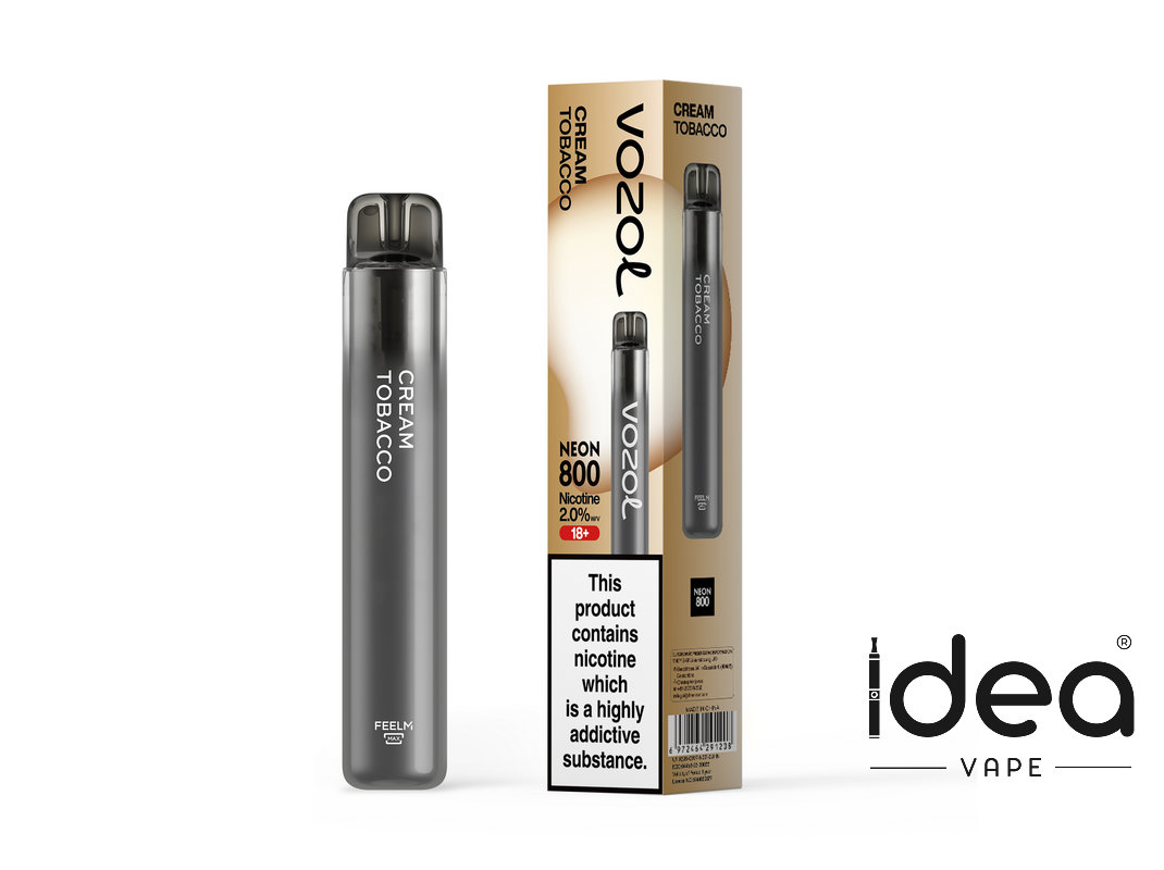 Vozol Neon 800 Vape-550mAh Battery, Multiple Nicotine 12 Flavors