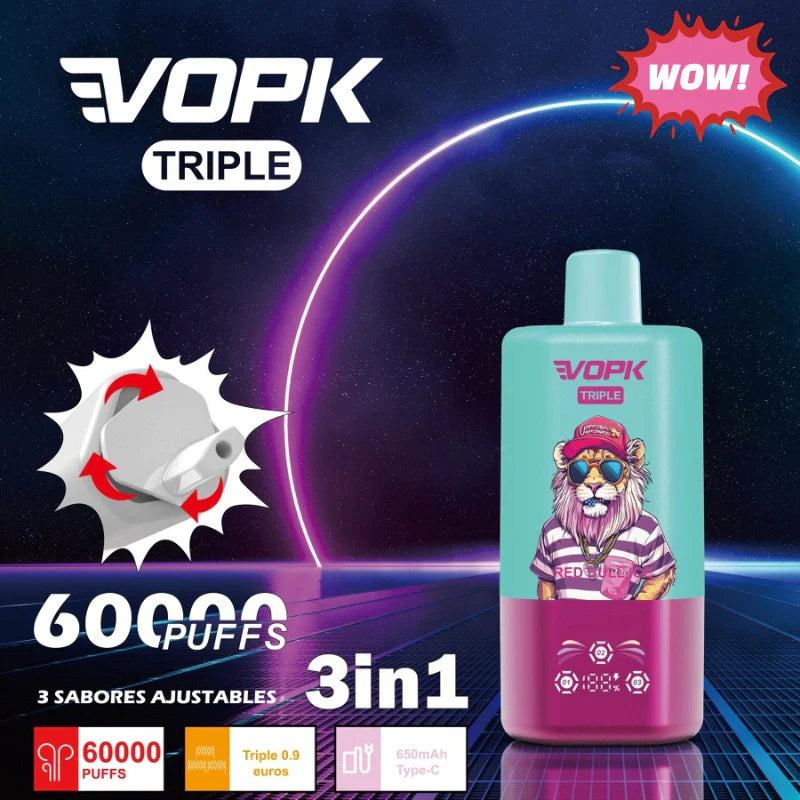 VOPK Triple 60000 PUFF Super Low Price Best Seller