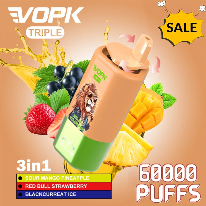 VOPK Triple 60000 PUFF Super Low Price Best Seller