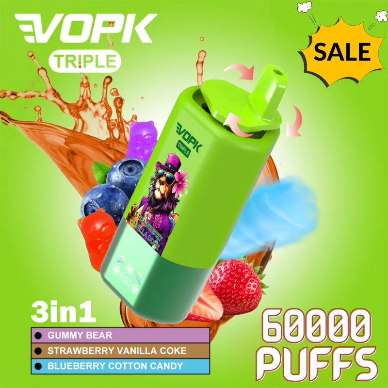 VOPK Triple 60000 PUFF Super Low Price Best Seller