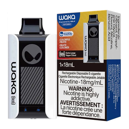 WAKA Sopro PA10000 Disposable Vape - 10,000 Puffs (2/3/5% Nic) | Mesh Coil