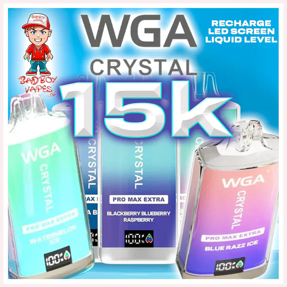 WGA Crystal Pro Max Extra 15000 Puffs Disposable Vape 2ml 20mg
