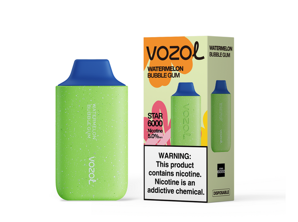 Vozol Star 6,000 puffs-850mAh Battery, 40ml E-liquid, Multiple Nicotine 12 Flavors