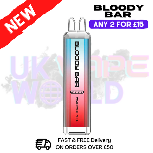 Watermelon ICE Bloody Bar 5000 Puffs Disposable