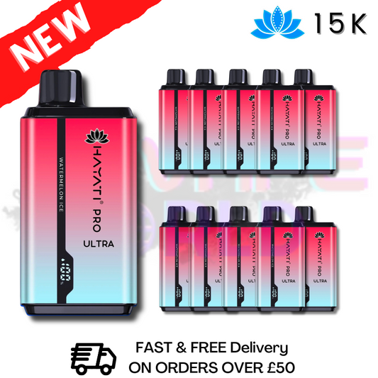 Watermelon ICE Hayati Ultra Pro 15000 Puff 15K Box Of 10